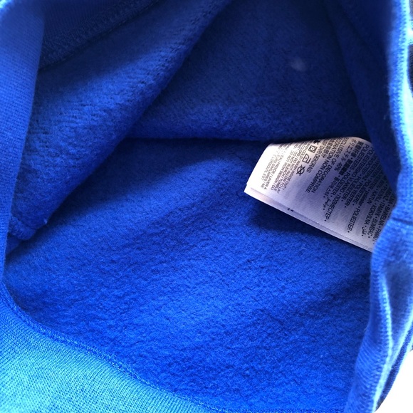 Jordan Blue Sweatshirt Hoodie Toddler Boys Size 2T Long Sleeves Printed Logo Top - Picture 9 of 16